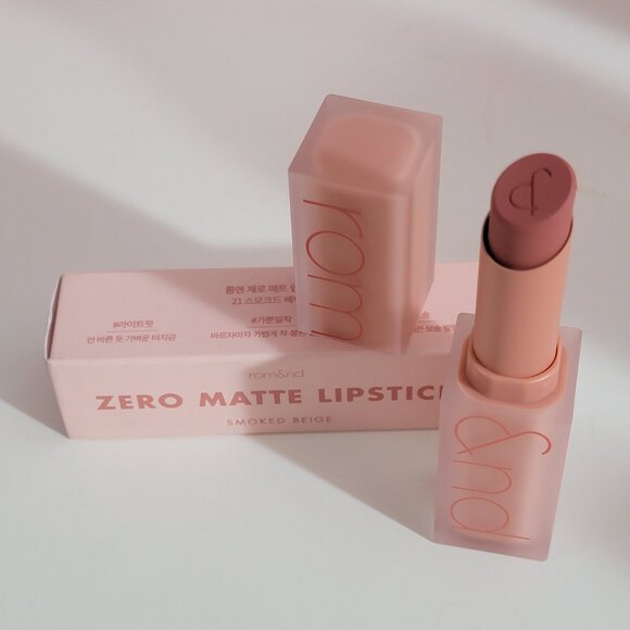 Romand Zero Matte Lipstick - Shade Smoked Beige NIB - Picture 13 of 13